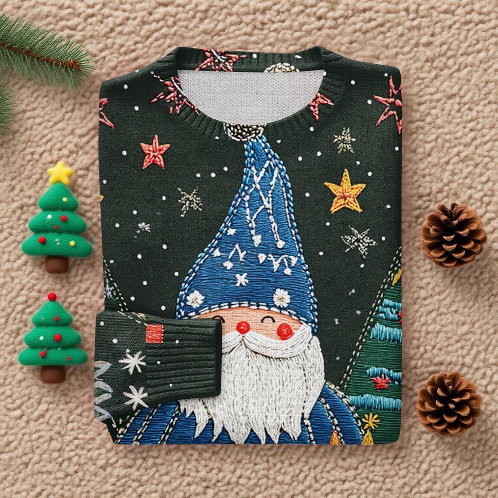 Women'S Christmas Sweater Cute Fun Christmas Sweater Fall And Winter Long Sleeve Knitted Sweater