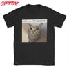 Wait I'm Goated Cat Meme T-Shirt for Men Humorous Pure Cotton Tee Shirt Crewneck Short Sleeve T Shirts Summer Clothing
