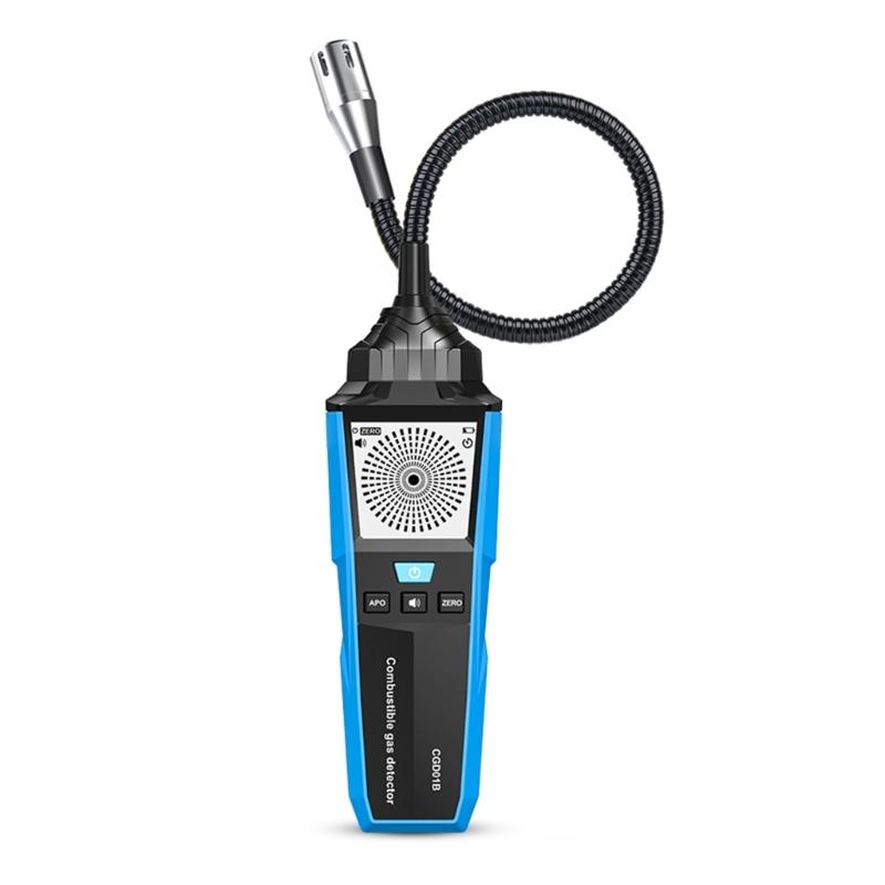 Портативный анализатор утечки горючего природного газа, точное обнаружение с помощью звукового и светового сигнала