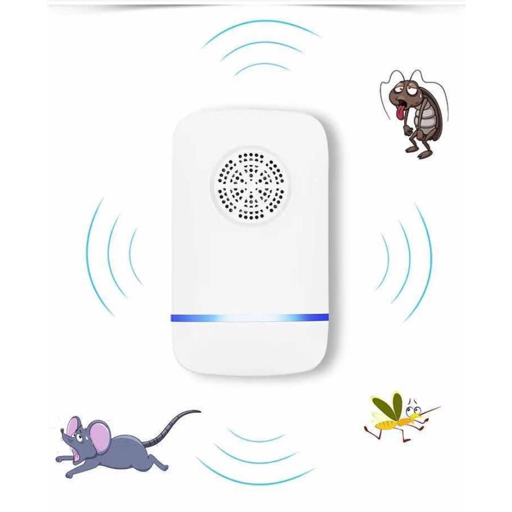 Ультразвуковой электронный отпугиватель грызунов, домашний отпугиватель насекомых, мини-отпугиватель комаров против комаров, пауков, мух, муравьев, блох, нетоксичный, экологически чистый