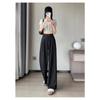 High-Waisted Jeans Women's Summer Thin Height-Boosting Ice Silk Wide-Leg Pants