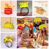 Cloth Taco Hair Hoop Funny Creative Pizza Hat Friends French Fries Hat Headwear