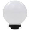 Outdoor Solar Lights 3 pcs LED Spherical 20 cm RGB White