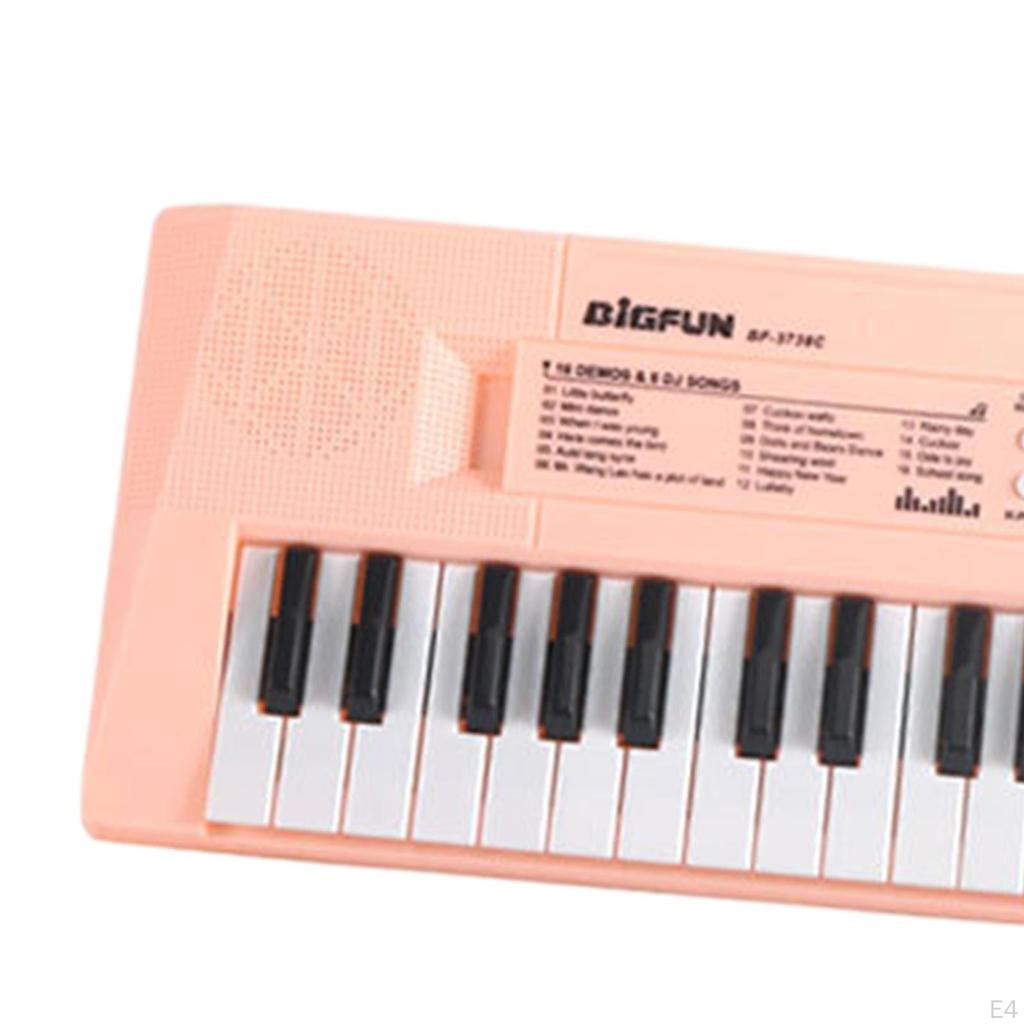 Children Piano Instrument Toy Musical W/Mic Portable Multifunctional 37 Keys Electronic Kids