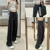 LULU Throwback Yoga Pants: High Waist, Hip-Lifting, Wide Leg, Casual Drawstring