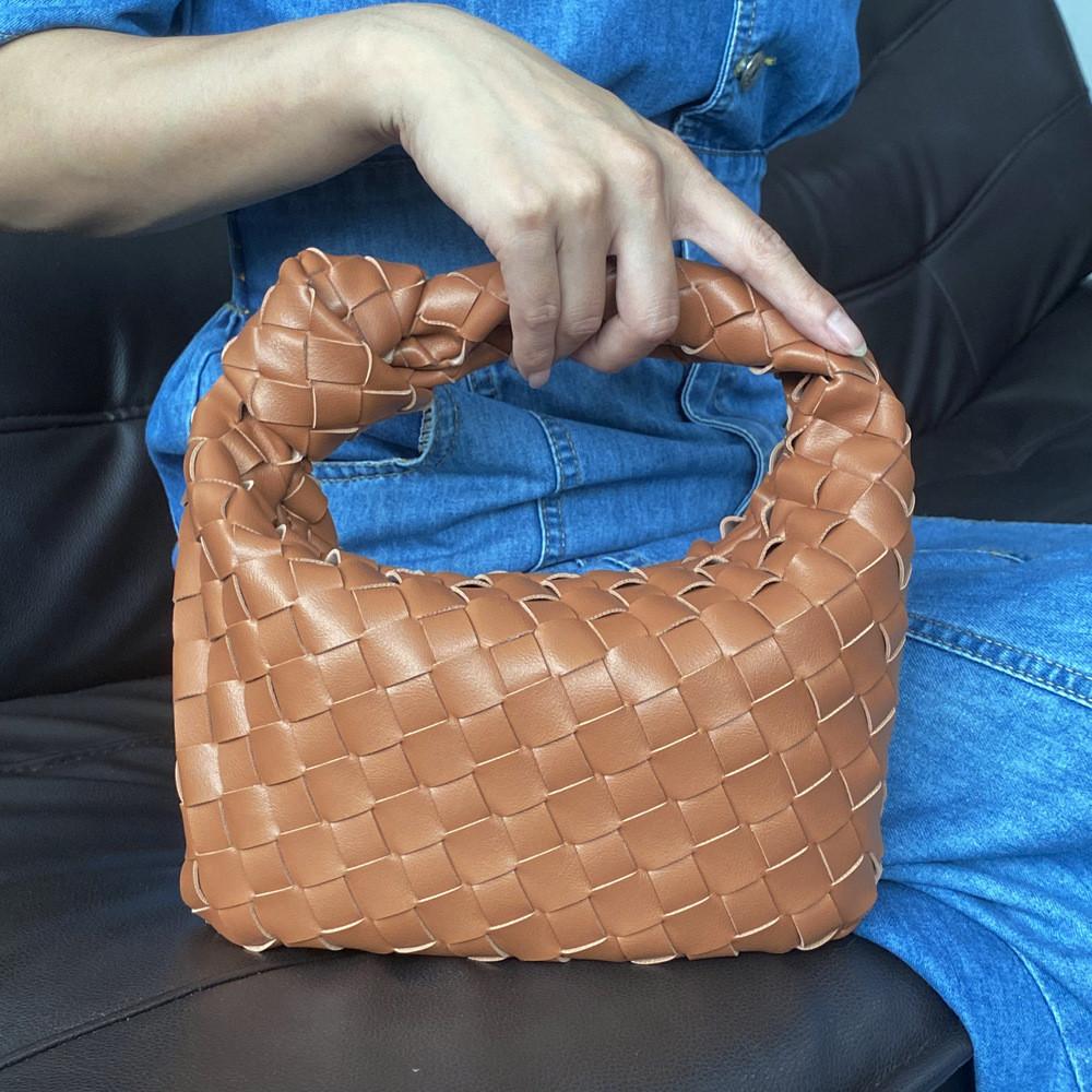 Высококачественная плетеная вручную сумка-облако для пельменей, золото, металл, бестселлер