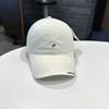 Fashion Hat Baseball Cap Female Simple Small E Letter Youth Korean Version Versatile Baseball Cap Street Travel Youth Couple Bent Hat
