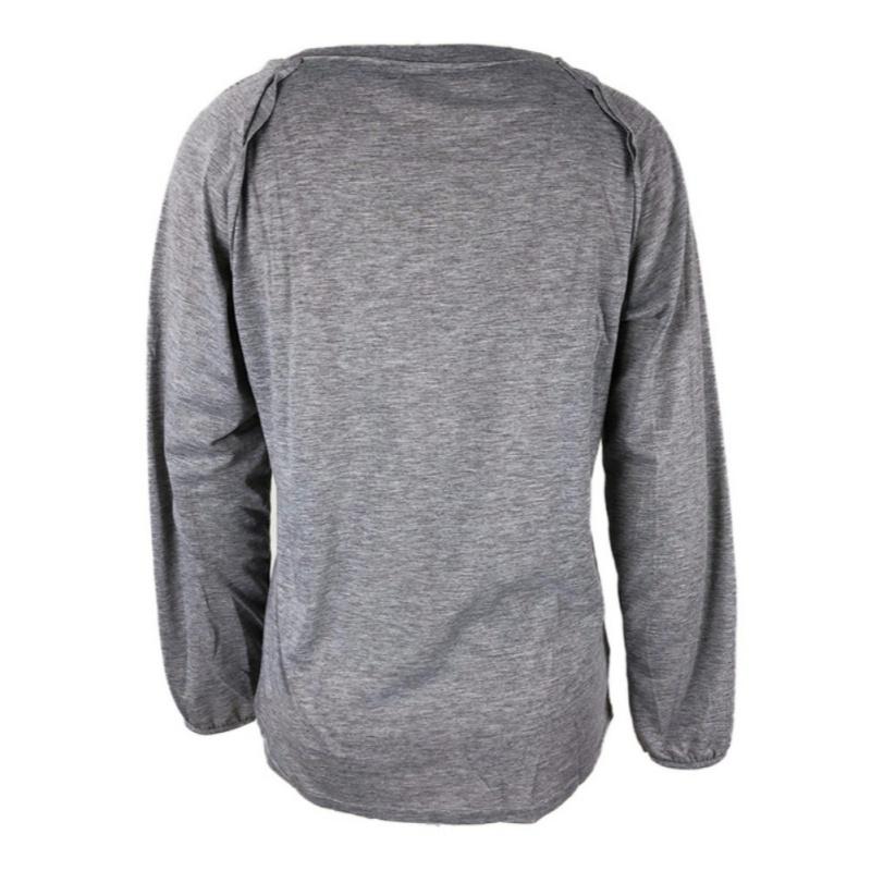 Женская толстовка со стразами и рисунком скелета, топ с V-образным вырезом и длинными рукавами