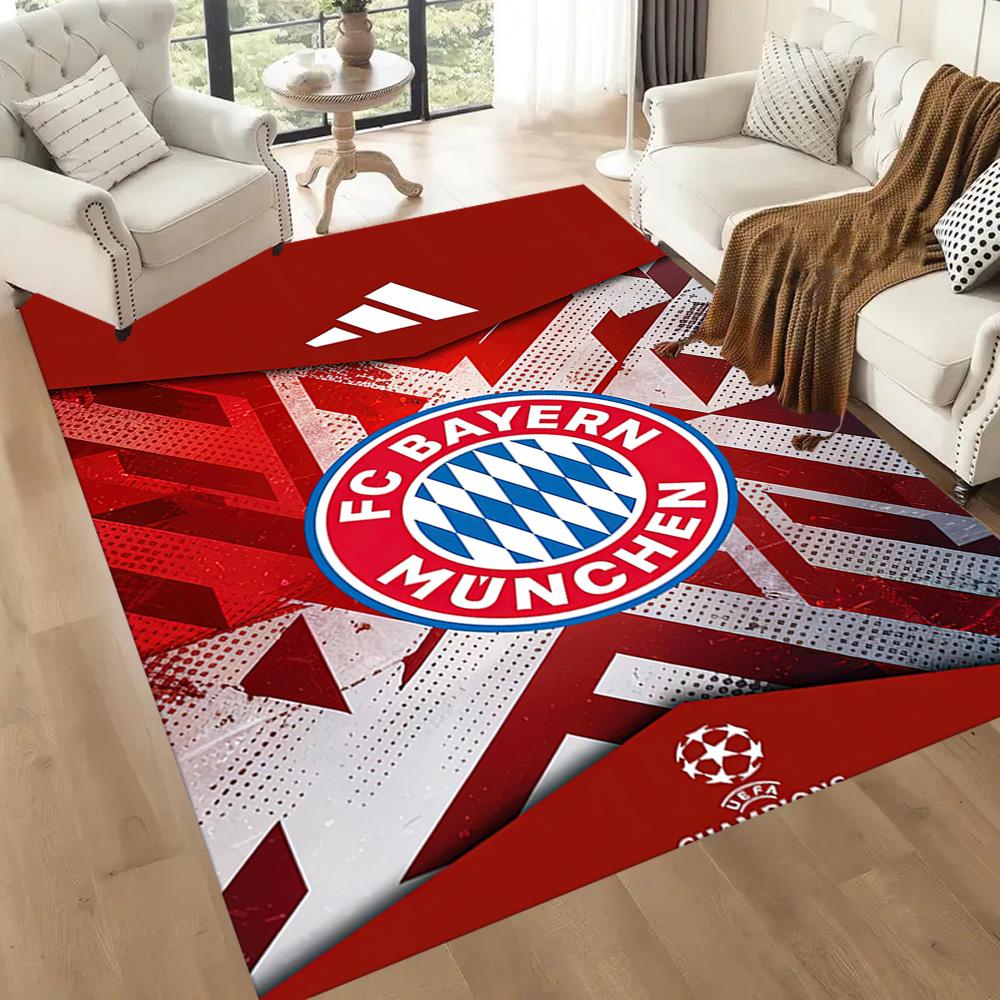 Fc Bayern Square rugs are a great choice for living rooms, bedrooms, home décor, and as gifts