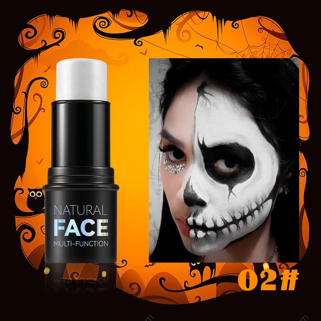 Painting Cream Waterfpoof Long Lasting High Pigmented Body Face Paint Stick Body Art Makeup Cream Created Halloween Vampire Zombie Skull Face Makeup