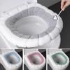 Universal Toilet Seat Cover Winter Warm Closestool Mat Soft Warm Toilet Seat Cushion Bathroom Toilet Lid Accessories