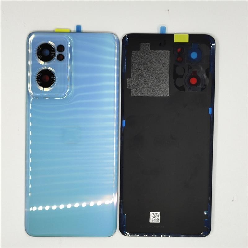 Крышка аккумулятора Задняя панель двери Корпус Для OnePlus Nord CE 2 5G IV2201 Задняя крышка Сменные детали для объектива камеры