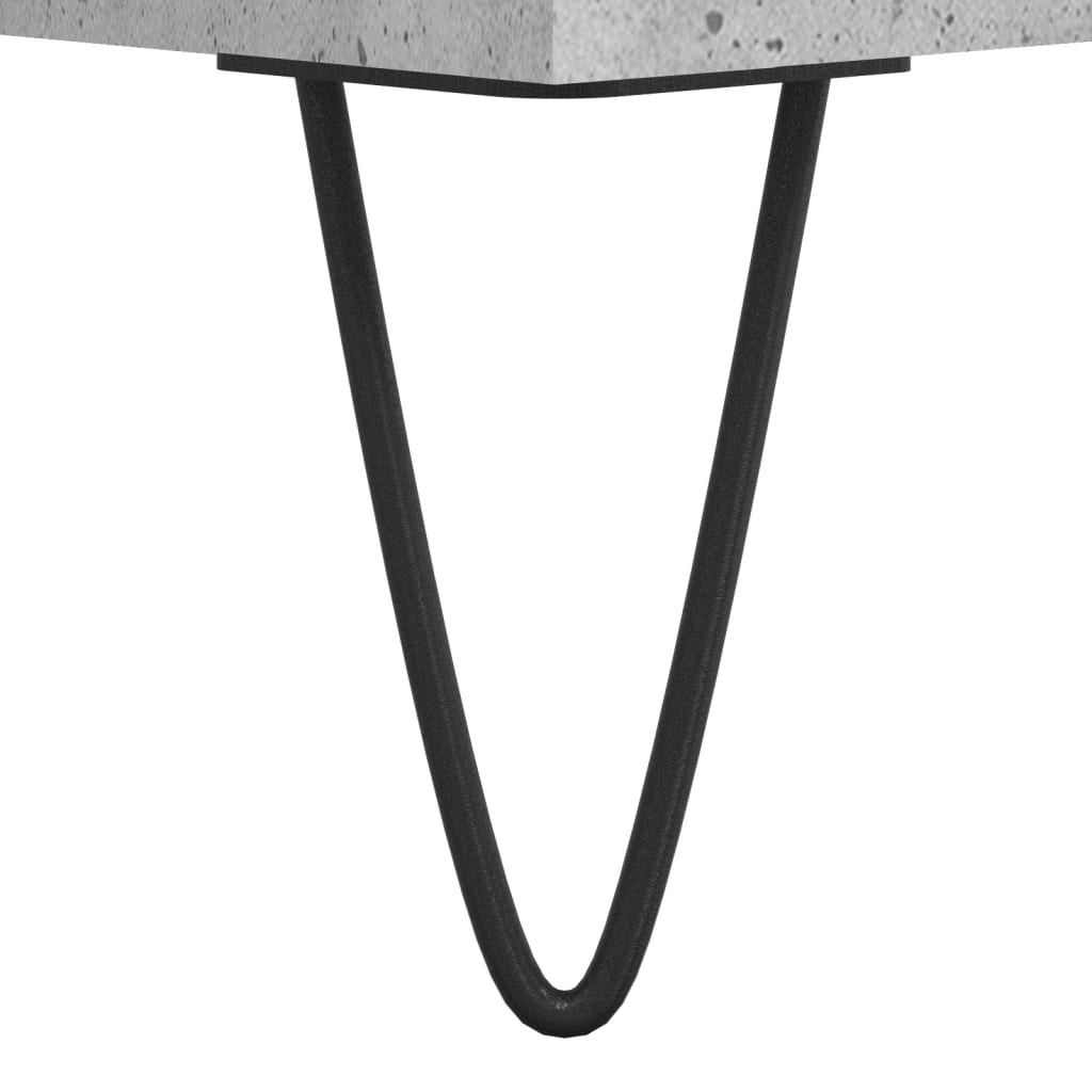 Highboard Concrete Grey 34.5 x 34 x 180 cm Particleboard