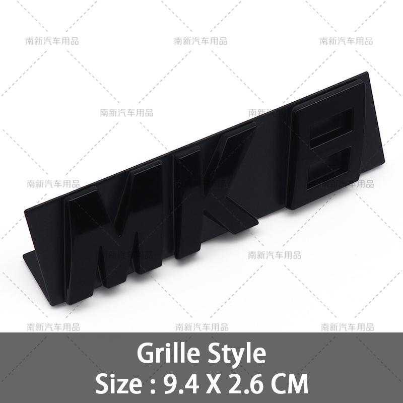 OPQ1 2026 Hot VOLKSWAGEN 3D Black Silver MK5 MK6 MK7 Mk8 Car Front Grill Emblem Car Stickers for Volkswagen VW Golf GTI MK 5 MK 6 Mk