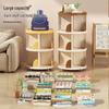 Детский вращающийся многоярусный книжный шкаф и шкаф для хранения для кухни или гостиной