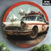 ECTO 1 Классический Киномобиль Ретро Металлическая Вывеска 8 Дюймов Винтажная Жестяная Табличка Настенный Декор Бар Кафе Дом Праздничный Подарок