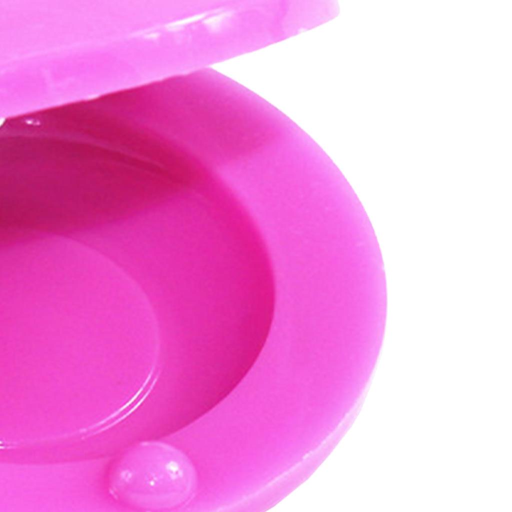 Children Finger Castanet Plastic Castanet Musical Instrument Rhythm Educational Toy for Kids Pink