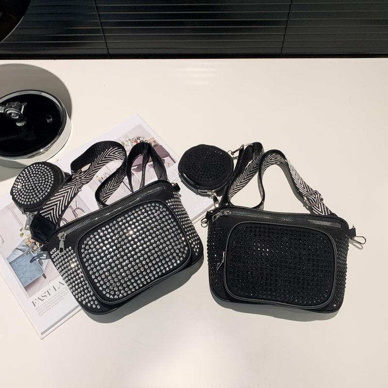 Корейская версия красивой текстуры, новая популярная женская сумка, индивидуальная простая маленькая квадратная сумка, модная сумка через плечо на одно плечо