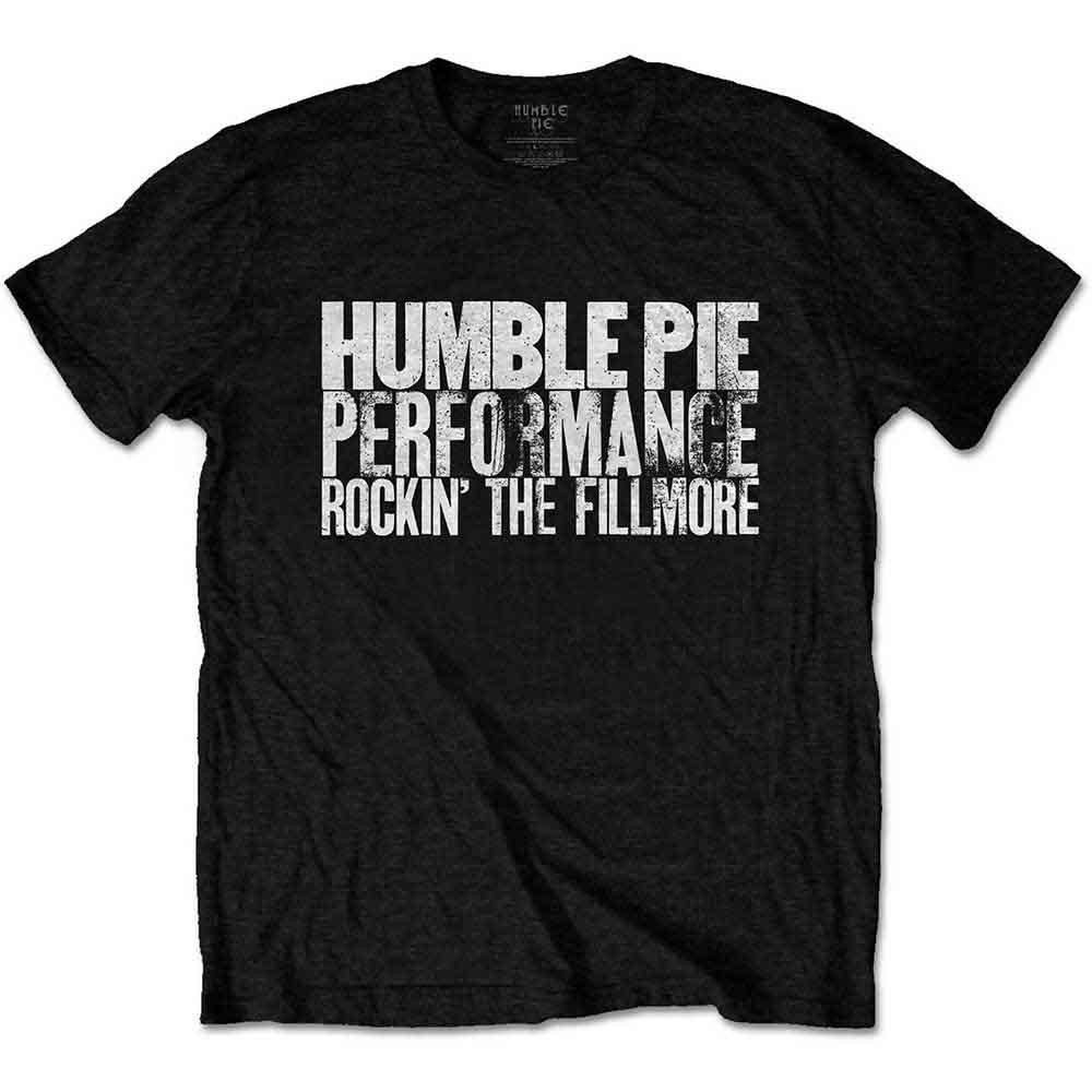 Humble Pie Rockin The Fillmore Official Tee T-Shirt Mens Unisex