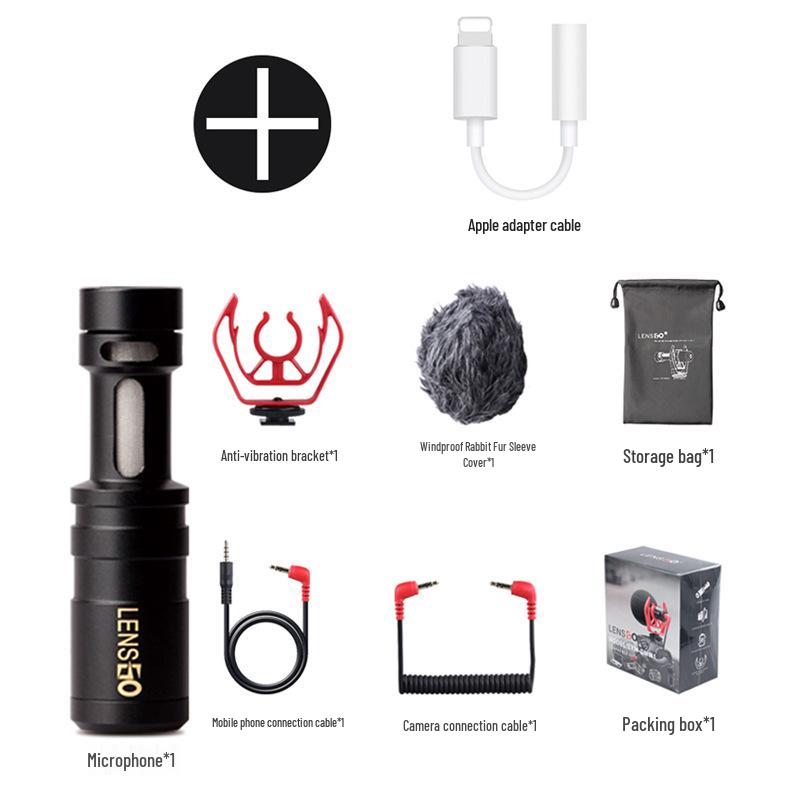 8LENSGO Langshige DMM1 Беспроводной микрофон для DSLR, беззеркальных камер и мобильных телефонов