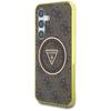 Etui do Samsung Galaxy S25 Guess 4G Glitter MagSafe brązowy