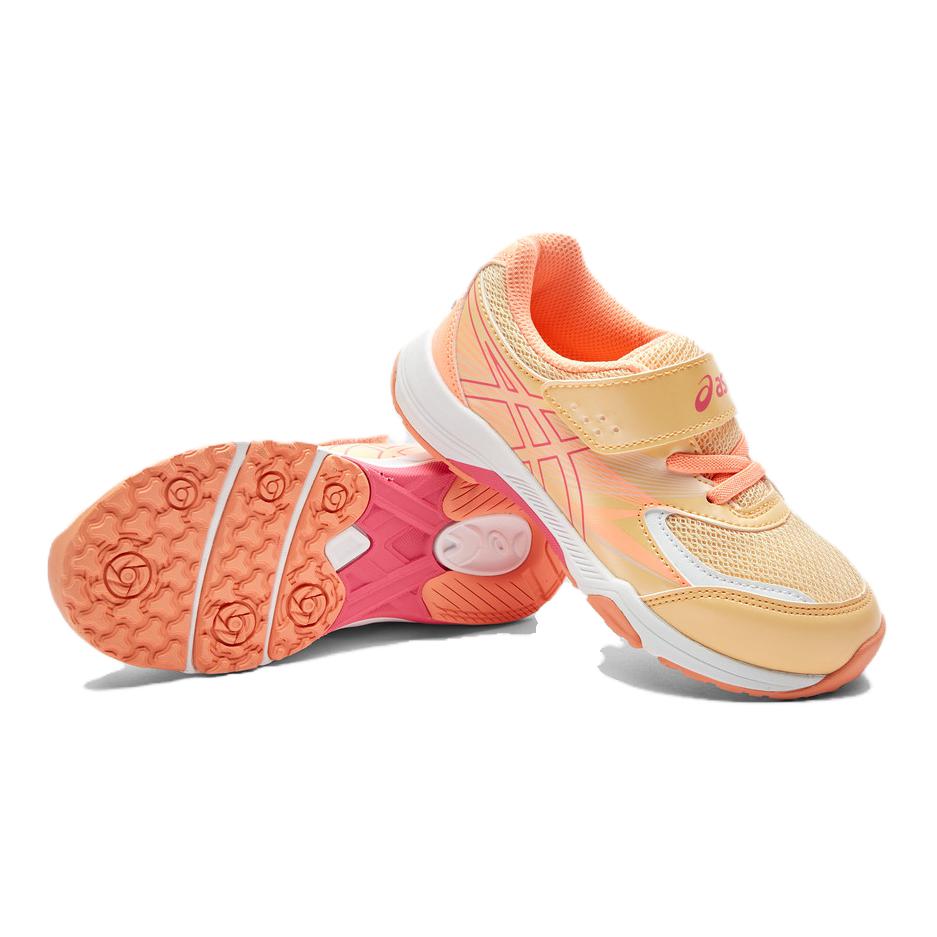 Asics Lazerbeam Ke-Mg Lightweight Sweat-Wicking Outdoor Fitness Running Shoes Kids Sneakers Orange 1154A185-801