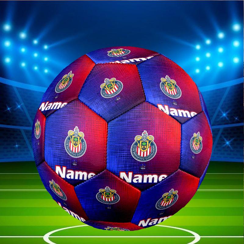Custom Name Personalized Club Deportivo Guadalajara Print Size 5 Soccer Ball Training & Match Football, for Team, Kicking, Gift for Football