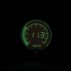 12V Universal Car 2"/52mm Diameter Volt Gauge 7 Colors LED Display