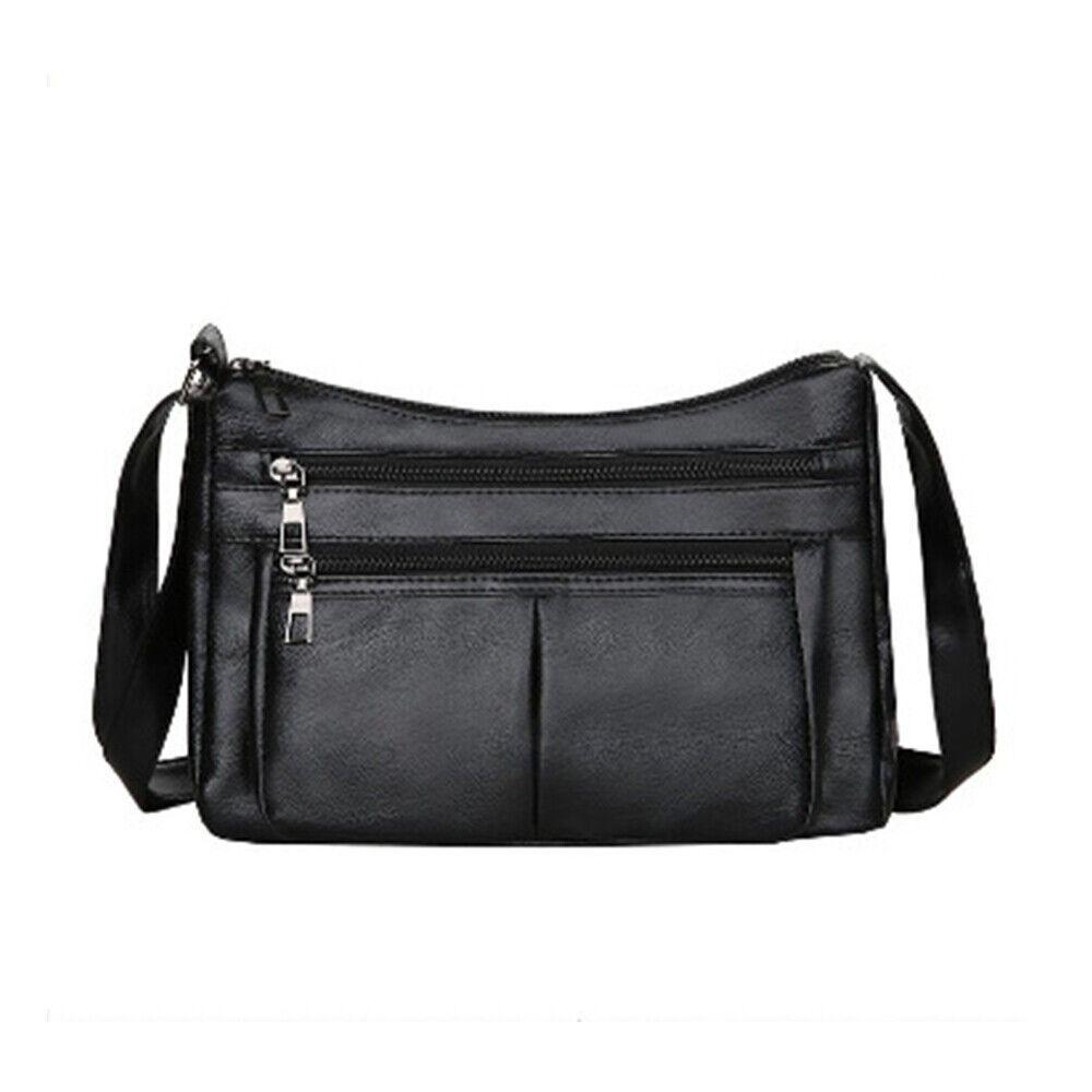 Casual Faux Leathe Womens Shoulder Bags Water Resistant 4 Color Messenger Bag Handbag Womens