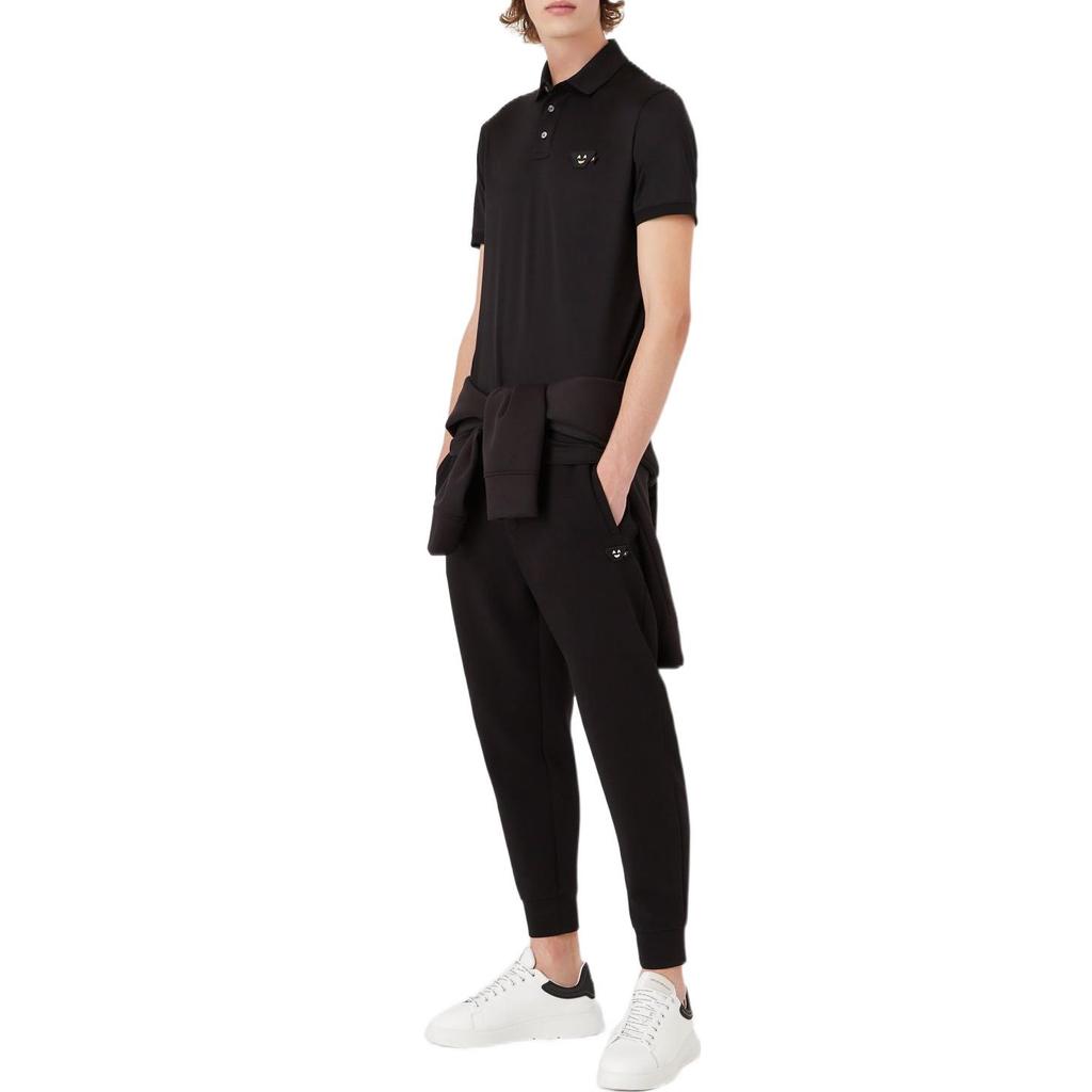 EMPORIO ARMANI SS22 Sweatpants Men's Black 3L1PFQ-1JHSZ-0999