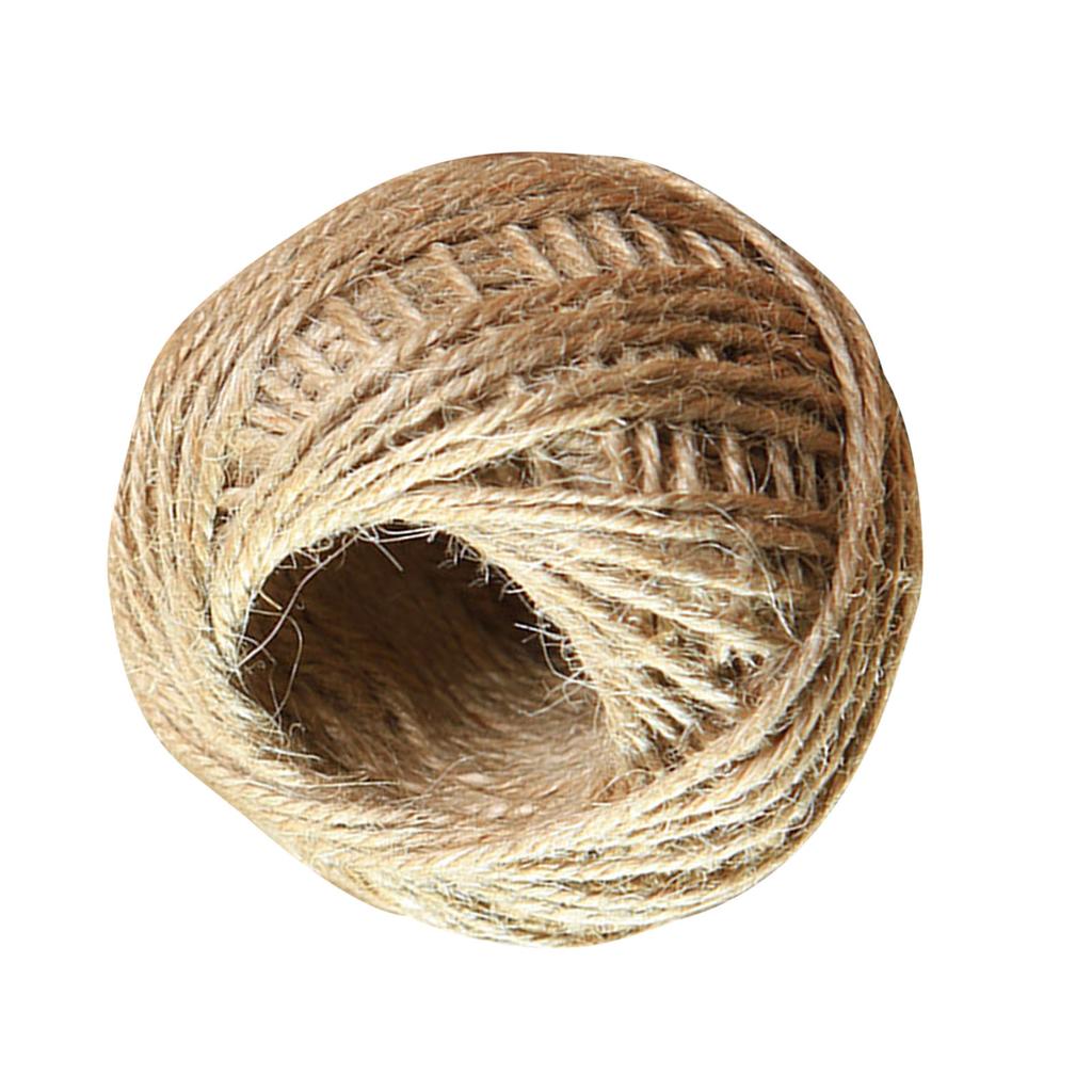 Jute String Rope Multifunctional Vintage Plant Fibre Twine String for Handcraft