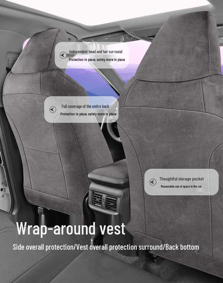 Всесезонные чехлы на сиденья Fengdian RAV4 с полным покрытием