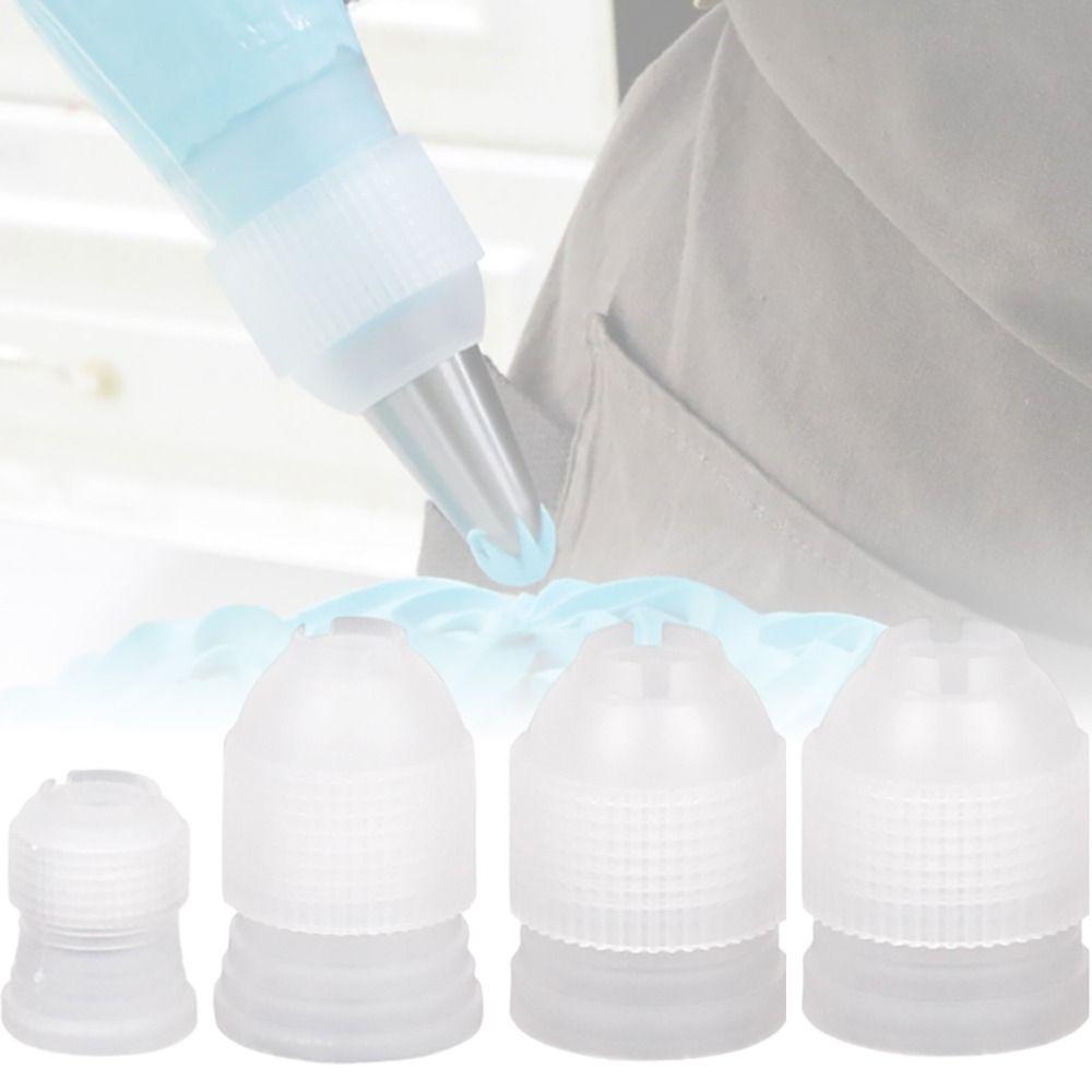 1Pcs Cream Squeezing Icing Piping Bag Coupler Squeezing Adapter for Cupcake Fondant Cookie