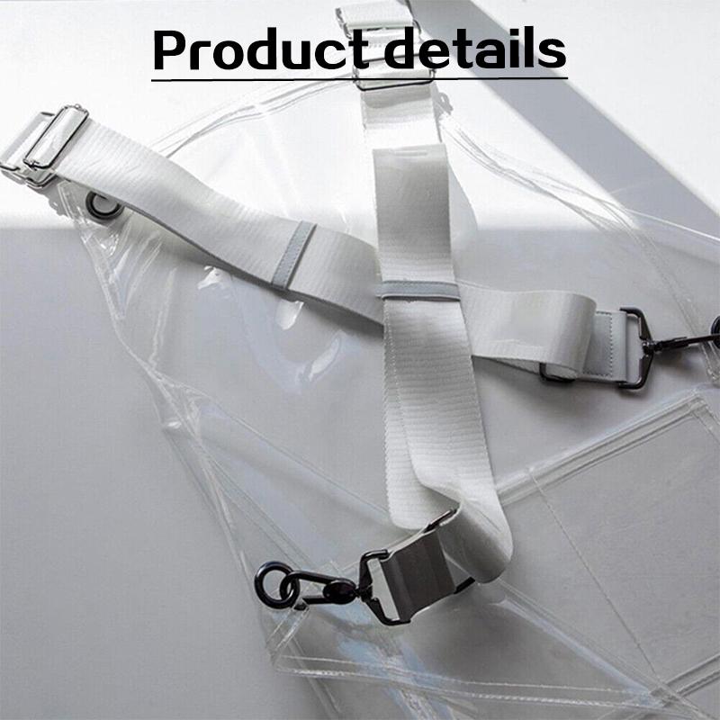 Прозрачный фартук для парикмахера, парикмахера, шеф-повара, водонепроницаемый маслостойкий фартук