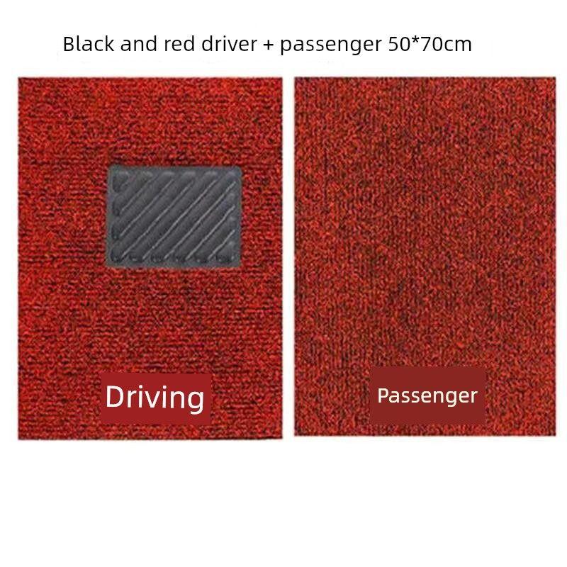 General Motors Car Floor Mats, Wire Loop Mats, Easy to Clean, Can Be Freely Cut, Single Piece Driver's Foot Mat, Waterproof Carpet