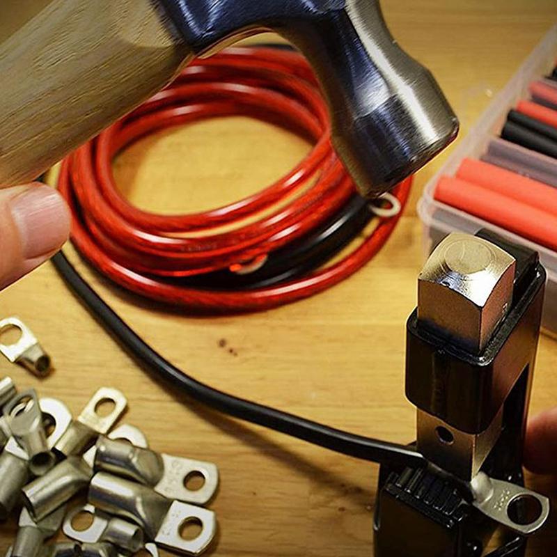 Электрик Клемма для обжима аккумулятора Клемма для обжима проводов Инструмент для сварки с пружинным зажимом Автомобильный и домашний прочный кабельный молоток