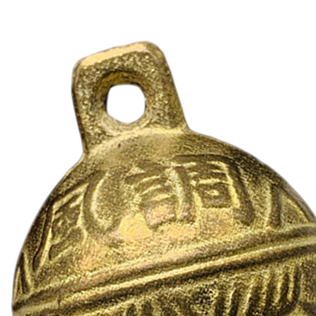 Dog Bell Collar Accessories Decoration Retro Pattern Copper Cute DIY Jewelry Making Crafts