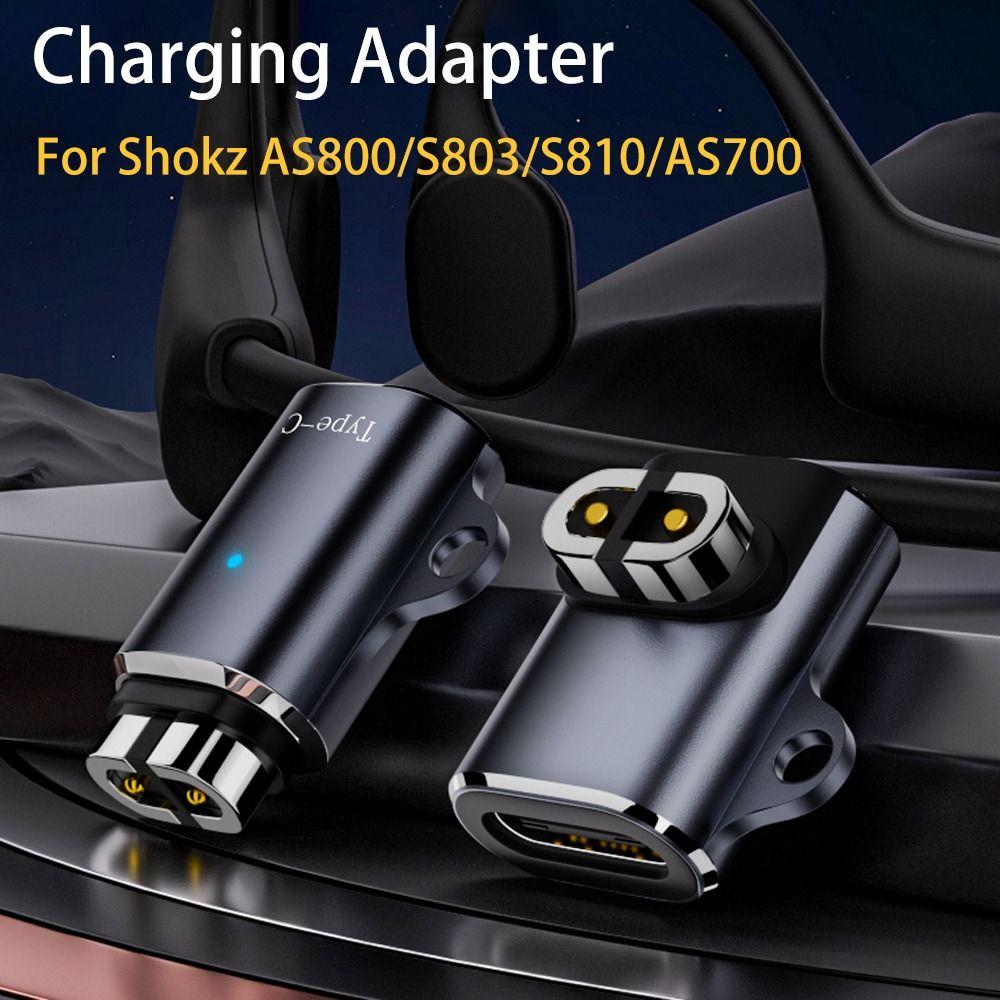 Светодиодный индикатор Зарядный адаптер 90-градусный изогнутый Магнитный зарядник для Shokz AS800/S803/S810/AS700
