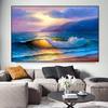Tropical Paradise Island Beach Oil Canvas Painting Landscape Posters and Prints Wall Art Picture Living Room Home Decor No Frame