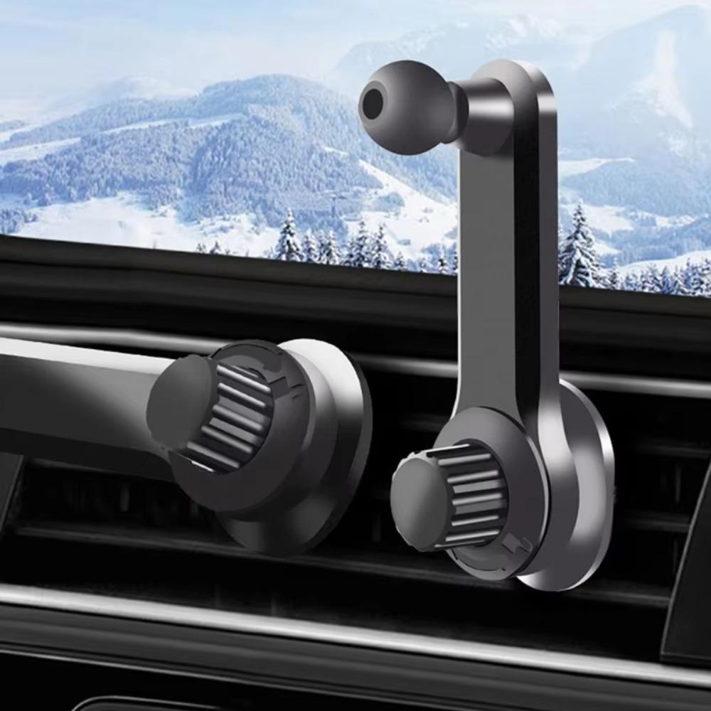 Y-Shaped Air Outlet Phone Holder Anti-Shake Grip Extension Arm Phone Holder Car Interior