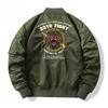 Spring and Autumn New Air Force MA1 Pilot Jacket Men's Heavy Industry Embroidered Baseball Uniform Large Size Jacket Work Jacket Trendy