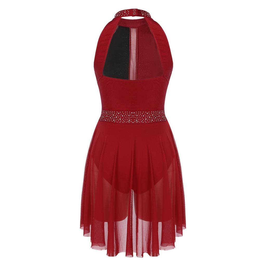 Женский костюм для современного танца, современный лирический танцевальный костюм, облегающая одежда, балетная юбка для катания на коньках, гимнастическая юбка