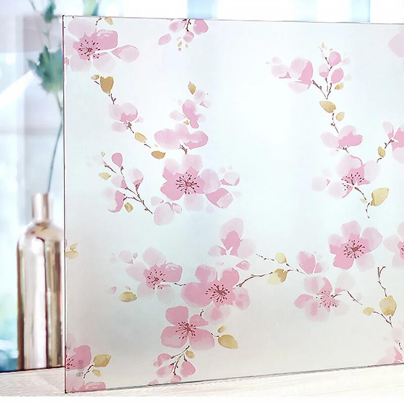 3D Self Adhesive Stained Glass Window Film Privacy Glass Vinyl Decorative Sunscreen Film Sun Protection Mirror Window Stickers