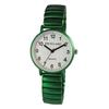 Montre Femme - EXCELLANC - Excellanc - Vert Métal - Boîtier 30 Mm - Bracelet Extensible Métal