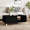  Coffee Table, Black, 90x50x36.5 Cm, Wood-based Material
