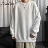 FiveFive Autumn Loose Solid Women Sweatshirts Lady