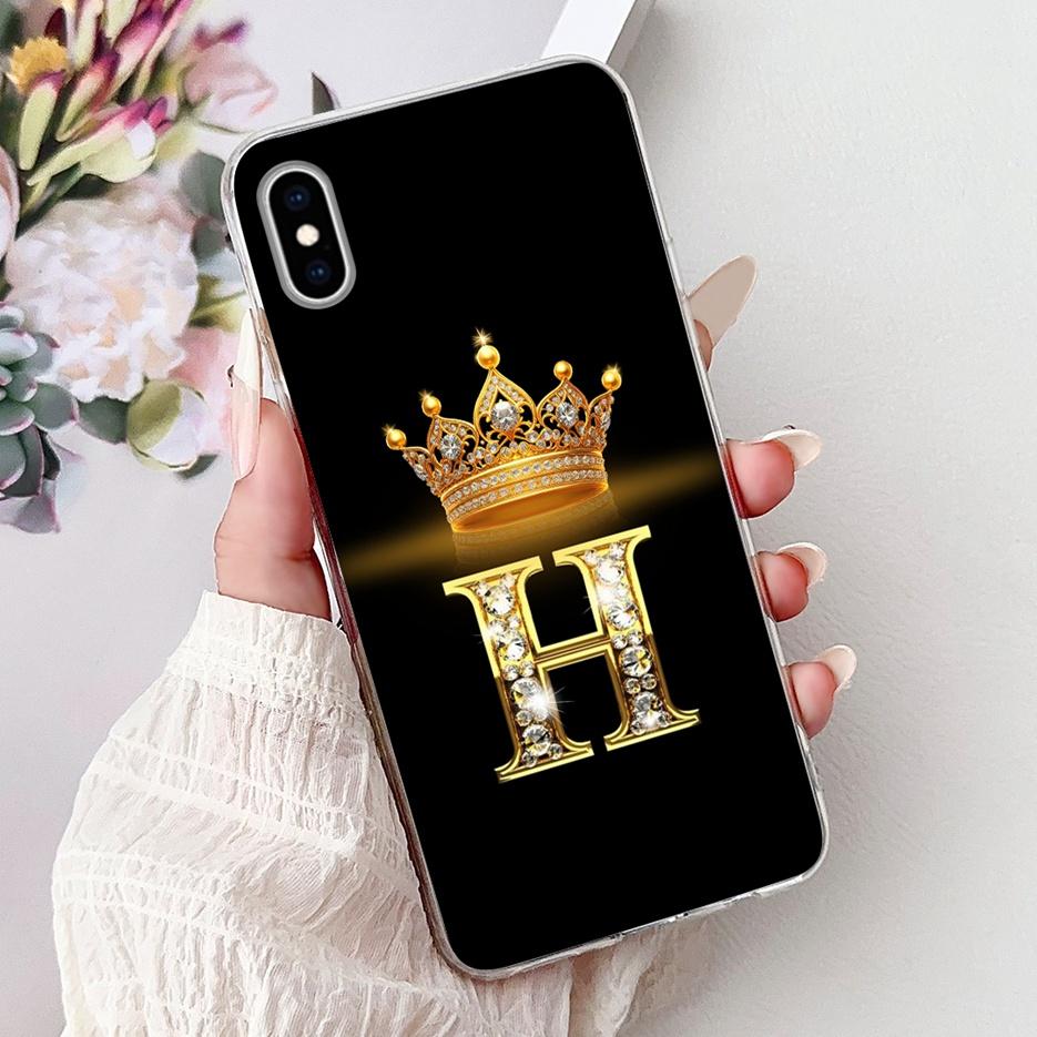 For Apple iPhone X XR XS Max Case New Letters Cover Clear Silicone Soft TPU Phone Case For Apple iPhone XS Max iPhoneX XR Fundas