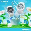 Casio [часы с радиоуправлением на солнечной батарее] Baby G Baby G пакет пружины пакет пружины Белый X светло-голубой bGa 2510sp 7ajr