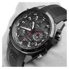 Casio Серия EDIFICE Мужские часы с солнечным питанием и кварцевым механизмом Черная нержавеющая сталь Солнечный механизм Ремешок из смолы Японский и корейский EQS-500C-1A1