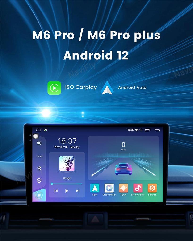 Volkswagen Skoda Octavia 08-13 Android Carplay Multimedia Navigation Screen